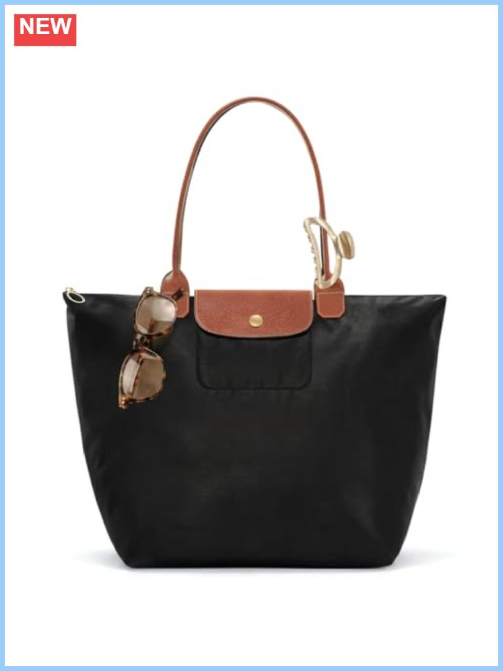 Oversized Nylon Tote Bag Waterproof Slouchy Shoulder Bag Fits 16in Laptop
